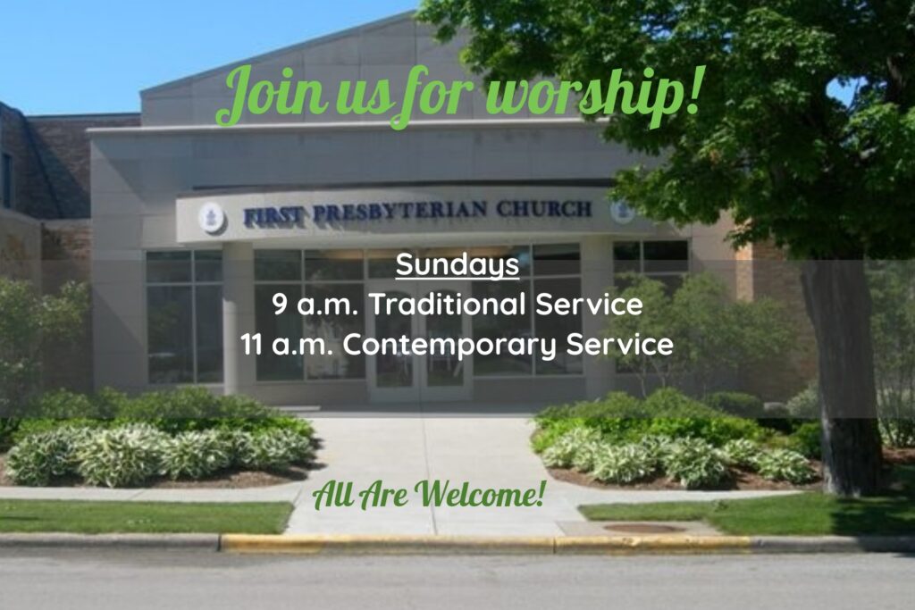 Join us for worship front page